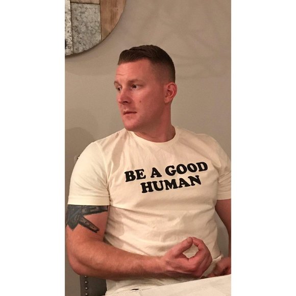 Be a Good Human Adult Unisex Tee - Picture 4 of 4